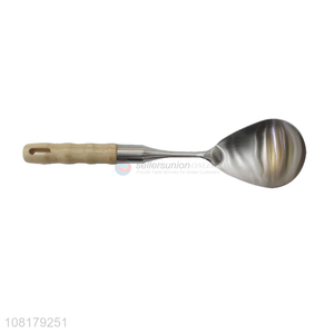 Yiwu factory wooden handle rice spoon dinner spoon