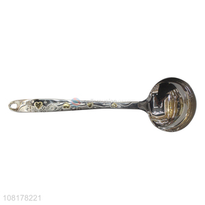 Yiwu wholesale long handle soup spoon chef spoon