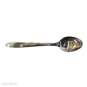 Factory price carved handle dinner spoon wholesale