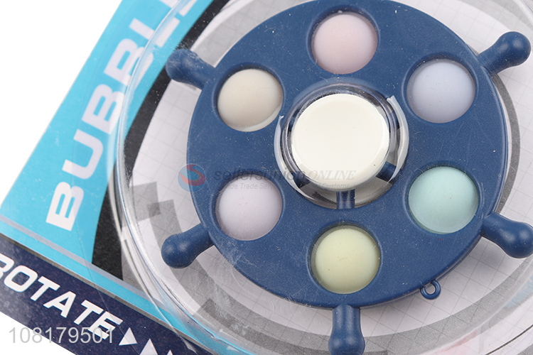 Good selling soft bubble finger spinner toy for stress relief