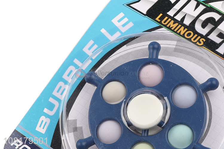 Good selling soft bubble finger spinner toy for stress relief
