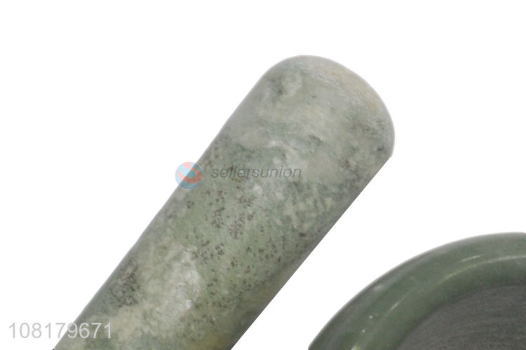 Hot selling natural marble mortar and pestle set pill crusher