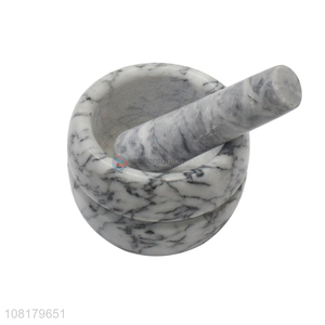 Most popular marble stone mortar and pestle set stone grinder