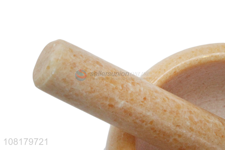 Wholesale natural marble mortar and pestle set pill crusher