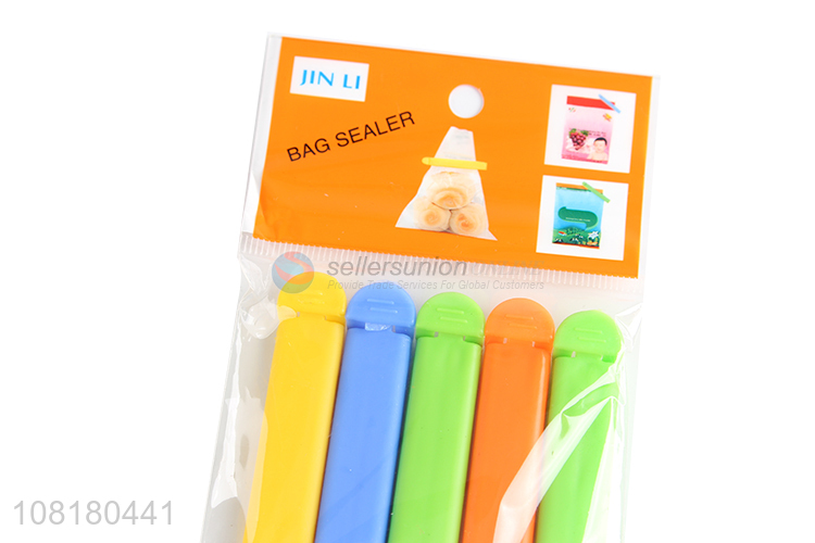 Hot selling plastic sealing clips for food snacks bread cookies bag