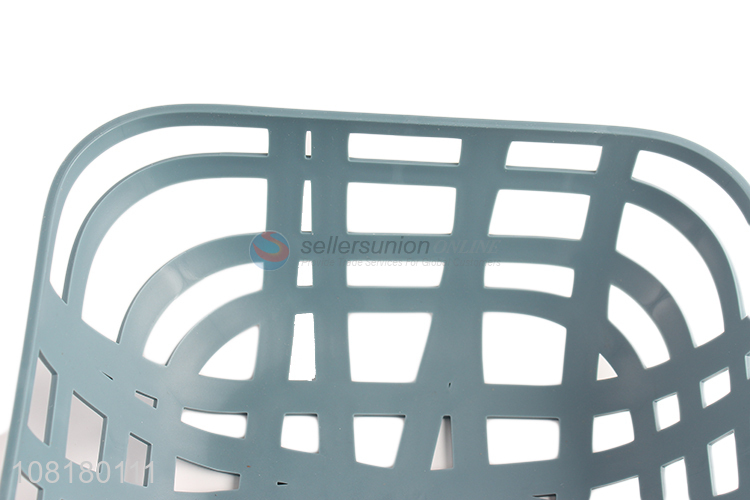 High quality hollow-out food grade plastic fruit basket fruit plate