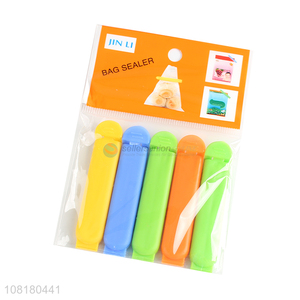 Hot selling plastic sealing clips for food snacks bread cookies bag