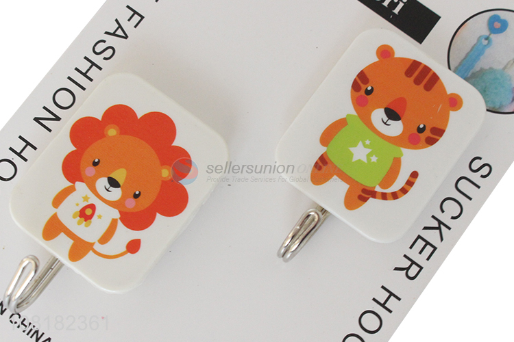 Recent design adhesive wall hooks punch free bathroom towel hooks