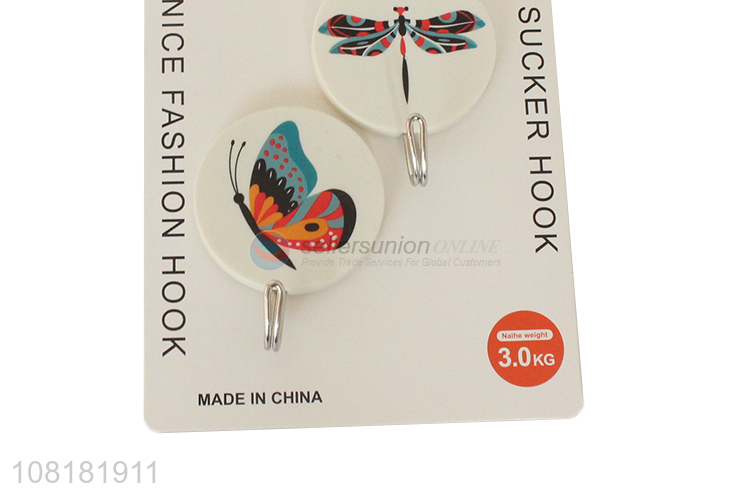 China supplier heavy duty wall hooks custom printed sticky hooks