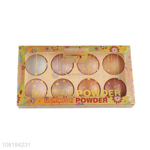 New Arrival 8 Colors Baked Powder Makeup Highlighter