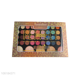 Wholesale Professional Makeup 40 Eyeshadow & 5 Highlight Palette