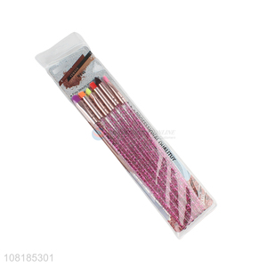 Custom 6 Pieces Eyeshadow Brush Fashion <em>Cosmetic</em> Brush Set