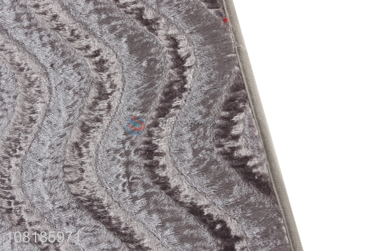 Best price reusable grey living room floor mat door mat for sale