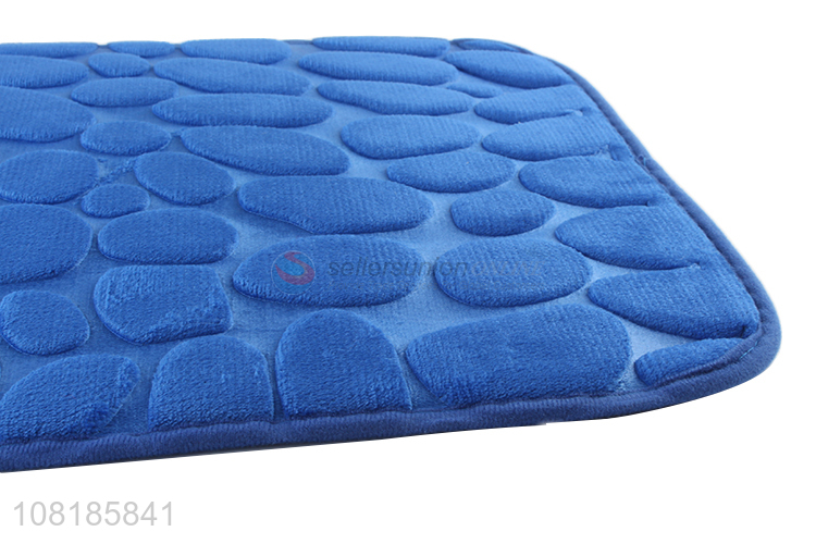 Factory supply non-slip blue floor mat door mat with top quality