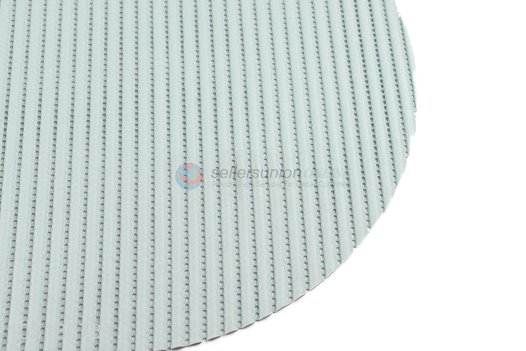 Wholesale solid color non-slip pvc dish drying mat pvc table mat