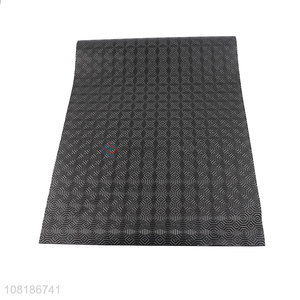 Wholesale anti-slip pvc dish drying mat counter dish draining mat