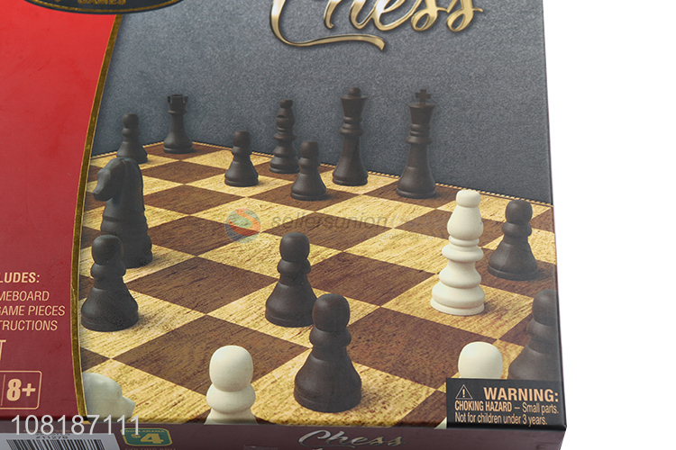 Wholesale indoor outdoor chess game with gameboard, chess pieces