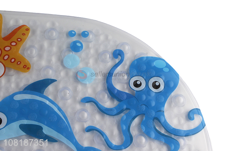 Cartoon Pattern Pvc Mat Non-Slip Floor Mat Fashion Bath Mat