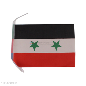 Factory supply small handheld Syrian Arab stick flags for world cup