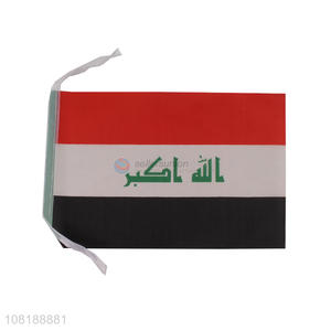 Low price festival celebrations hand-held flags Iraq country flag
