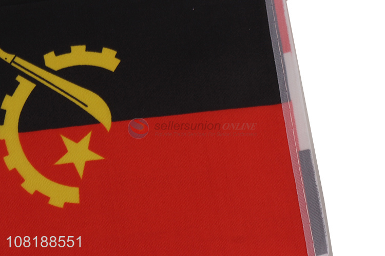 Yiwu market international world handheld flag mini Angola2 country flag