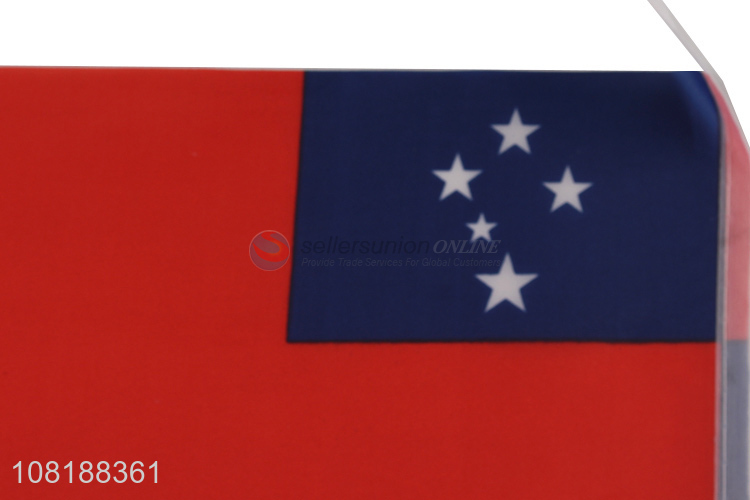 Factory supply festival celebrations handheld flag Samoa country flag