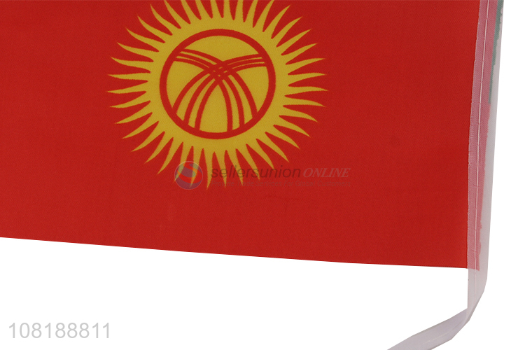 Factory supply international world handheld mini Kyrghyz country flag