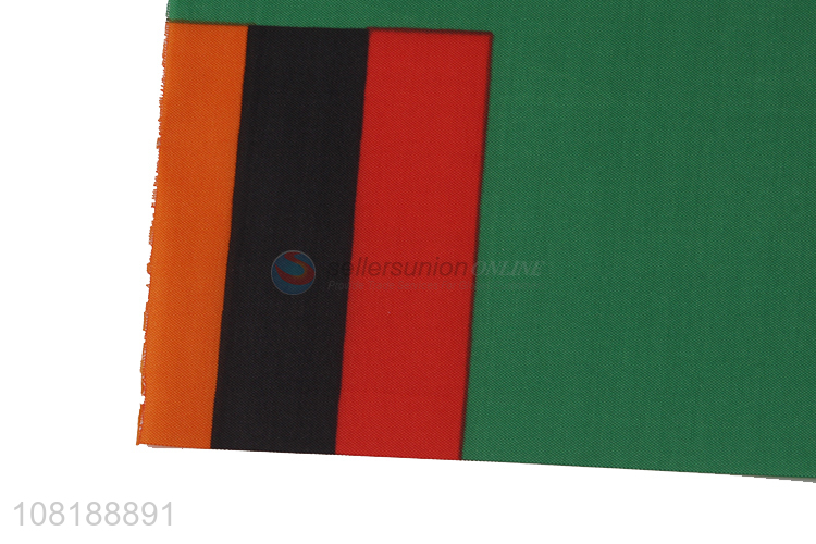 Good quality mini Zambia national country flag hand-held flag car flag