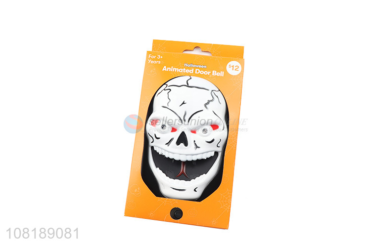 China wholesale creative spooky pumpkin doorbell for halloween