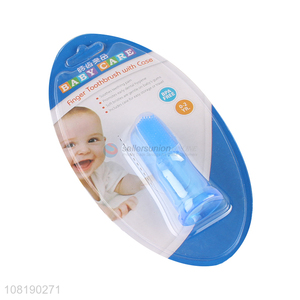 Popular Infant Oral Care Finger Toothbrush Silicone Toothbrush