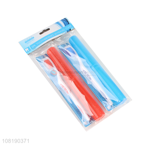 Fashion Adults Toothbrush With Travel Case Set For Sale