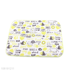 Cute design animal printed kitchen dish drying mats for sale