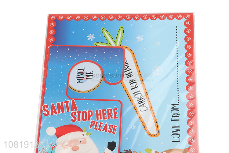 Wholesale Christmas Eve Packs With Placemat Door Hanger And Snow