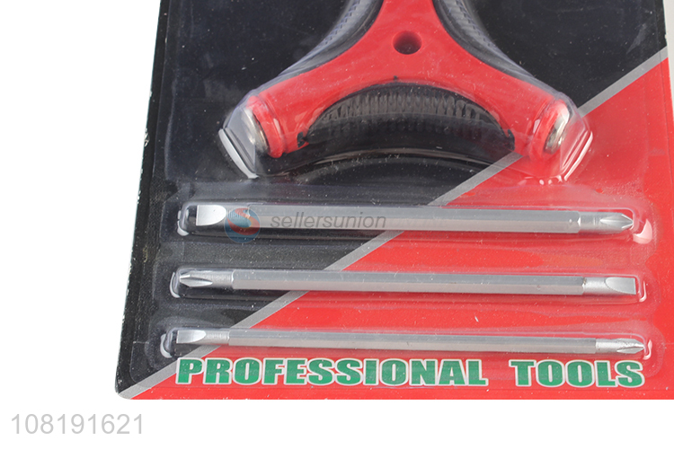 Good quality multipurpose triangular screwdriver set