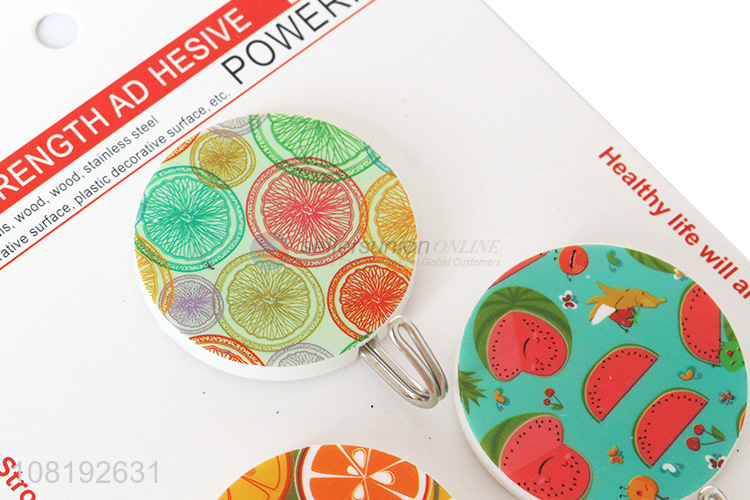 Hot Products 3 Pieces Kitchen Bathroom Wall Hooks Sticky Hooks