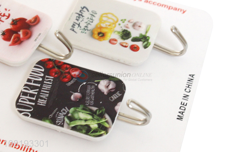 Custom 3 Pieces Fashion Sticky Hooks Multipurpose Adhesive Hook