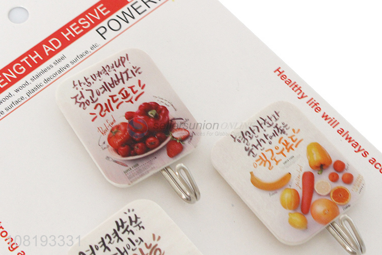 China Factory Wholesale 3 Pieces Sticky Hook Wall Hooks