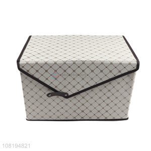 Hot selling durable household non-woven storage box organizer box