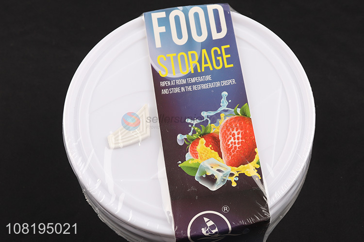 Custom 3pcs leakproof food storage boxes fridge food storage containers