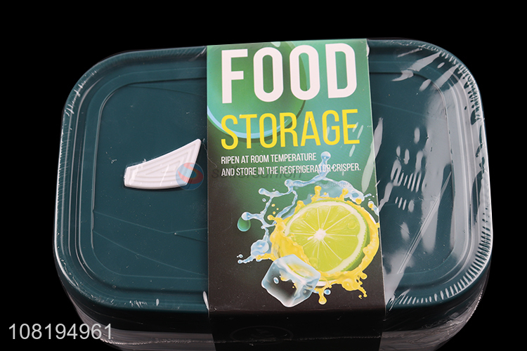 Low price 3pcs bpa free plastic airtight food storage containers set