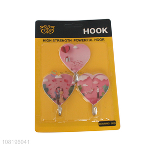 Low price plastic <em>love</em> wall hooks home sticky hooks