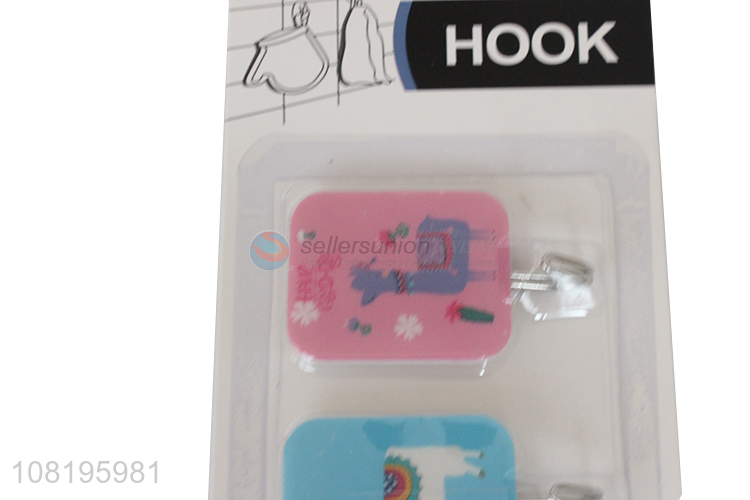 Popular products cartoon printed wall sticky hooks