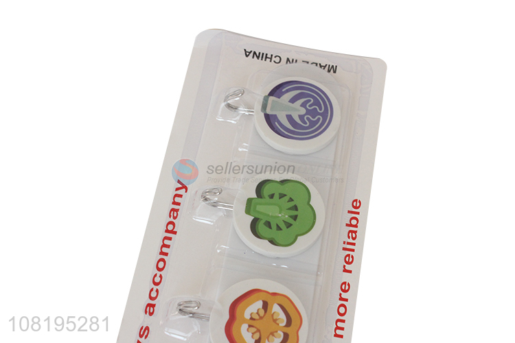 Hot selling creative fruit sticky hooks for bathroom