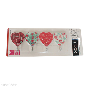 Hot selling plastic <em>love</em> sticky hooks kitchen storage