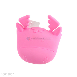 Hot selling pink animal shaped silicone BBQ glove oven mitts