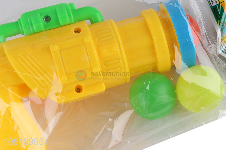 Factory supply children shooting games ping pong gun toys