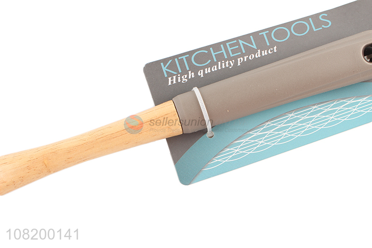 Hot selling silicone spatula with wooden handle