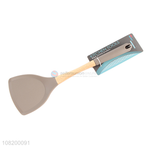 High quality silicone spatula with wooden handle