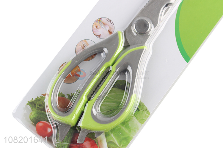 Factory supply stainless steel fish meat kitchen scissors