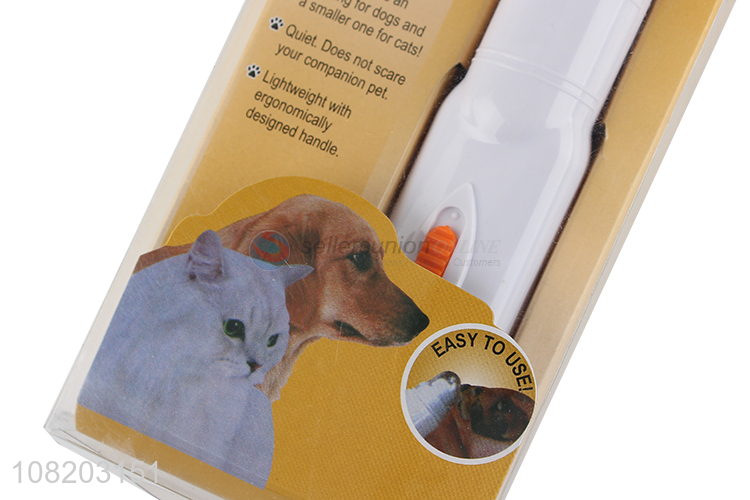Factory direct sale battery nail grooming tools for pets